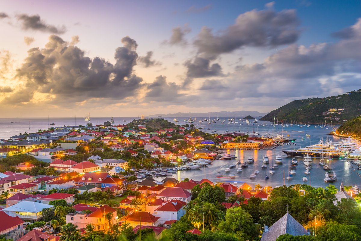 Town of Gustavia in St. Barts